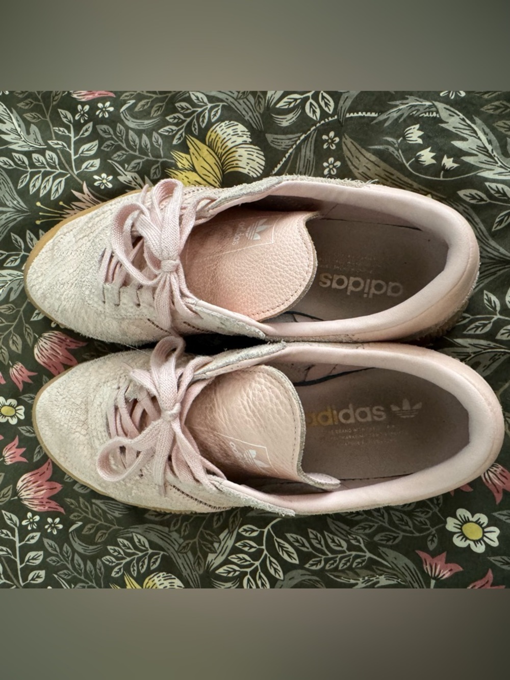 adidas Samba Women’s Light Pink Sneakers with Gum Sole - Picture 5 of 8